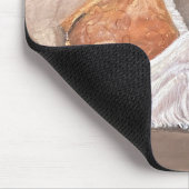 Westie Looking Out a Window Mousepad (Ecke)