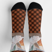 Westie Looking Out a Window Socken (Oben)