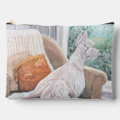 Westie Looking Out a Window Zubehörtasche (Vorderseite)