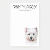 Westie Lover Post-it Notes Klebezettel (Vorderseite)