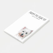 Westie Lover Post-it Notes Post-it Klebezettel (angewinkelt)