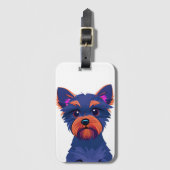Westie Luggage tag Gepäckanhänger (Vorderseite Vertikal)