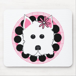 Westie Mädchen Mousepad