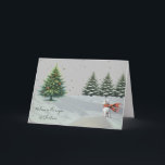 Westie Magic Christmas Card Karte<br><div class="desc">Westin and Christmas Tress Magic Weihnachtskarte</div>