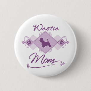 Westie Mama Button