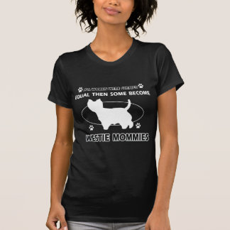 westie Mama-Entwurf T-Shirt