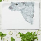 Westie Mama Geschirrtuch (Gefaltet)