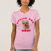 Westie Mama Hund Beste Hunde Mama je T-Shirt (Vorderseite)