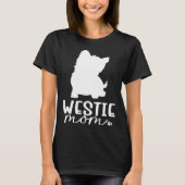 Westie Mama T-Shirt (Vorderseite)