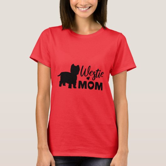 Westie Mama T-Shirt (Vorderseite)
