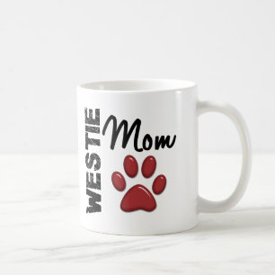 Westie Mama-Tatzen-Druck 2 Kaffeetasse