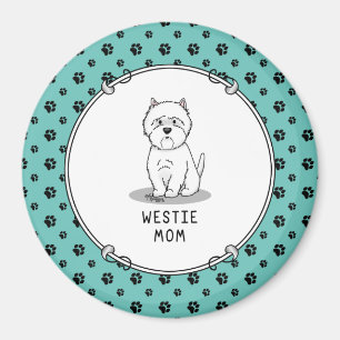 Westie Mama - West Highland White Terrier Mama Magnet