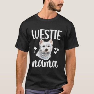 Westie Mama West Highland White Terrier Mutter Wes T-Shirt