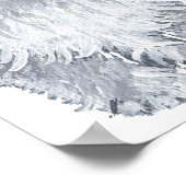 Westie mit einem braunen Cairn Terrier Poster (Ecke)