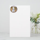Westie mit Sailboats Briefpapier (Stehend Vorderseite)