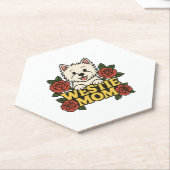 Westie Mom Untersetzer (angewinkelt)
