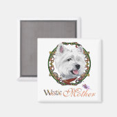 Westie Mother's Day Magnet (Vorderseite/Rückseite)