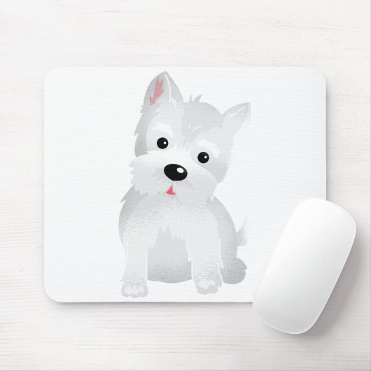 Westie Mousepad (Mit Mouse)