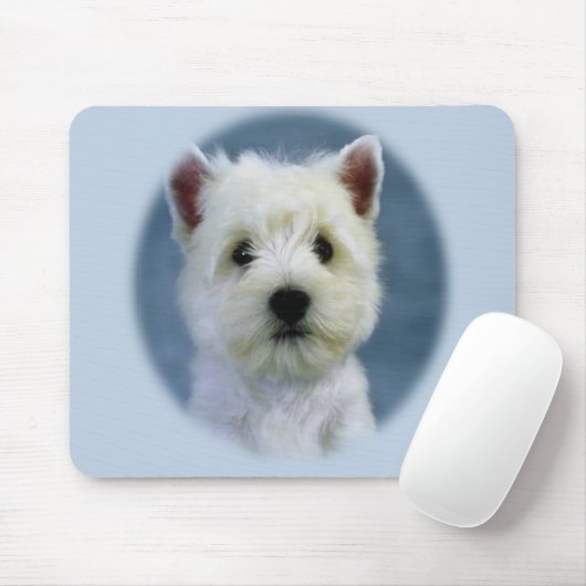 Westie mousepad (Mit Mouse)