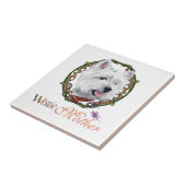 Westie Muttertag Fliese (Seite)