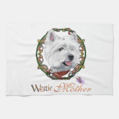 Westie Muttertag Handtuch (Horizontal)