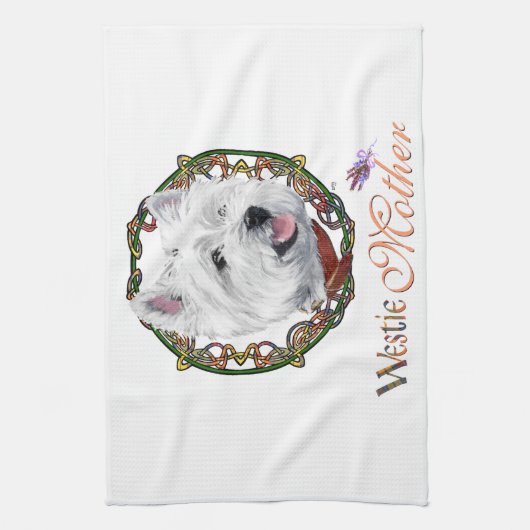Westie Muttertag Handtuch (Vertikal)