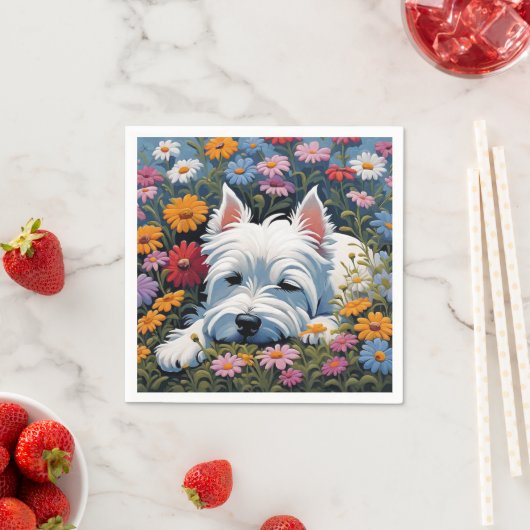 Westie napkins serviette (Beispiel)