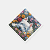 Westie napkins serviette (Ecke)