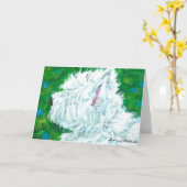 WESTIE Notecard Karte (Gelbe Blume)
