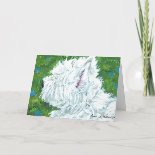 WESTIE Notecard Karte (Vorderseite)