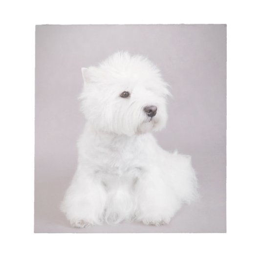 Westie Notizblock (Vorderseite)