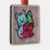 Westie Ornaments - Geschenke und Weihnachtsbaum - Ornament Aus Metall (Rechts)