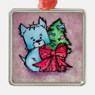 Westie Ornaments - Geschenke und Weihnachtsbaum - Ornament Aus Metall
