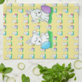 Westie Ostern Küchentuch (Gefaltet)