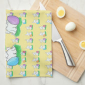 Westie Ostern Küchentuch (Viertel Falte)