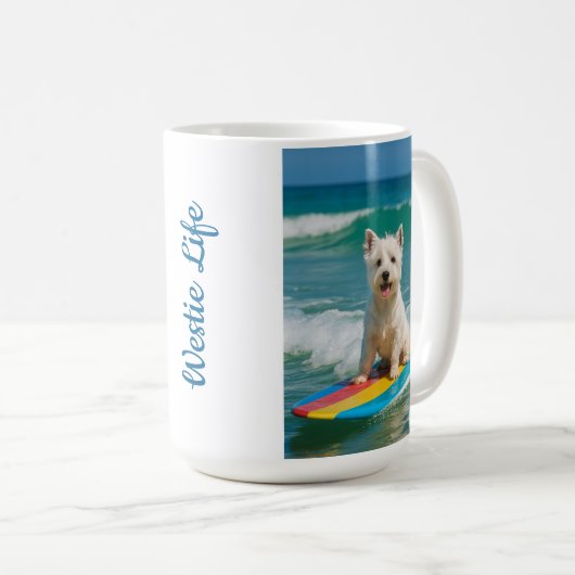 Westie Phone Case Kaffeetasse (VorderseiteRechts)