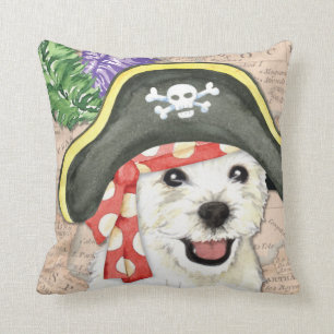 Westie Pirat Kissen
