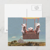 Westie Postcard Postkarte (Vorne/Hinten)