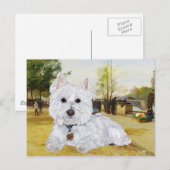 Westie Postcard Postkarte (Vorne/Hinten)