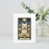 Westie Postkarte (Stehend Vorderseite)
