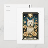 Westie Postkarte (Vorne/Hinten)