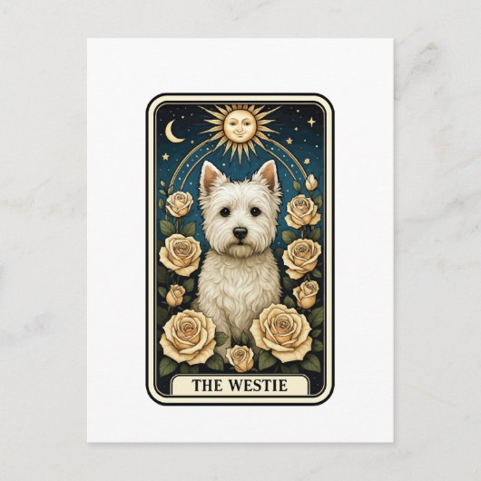 Westie Postkarte (Vorderseite)
