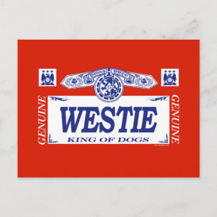 Westie Postkarte