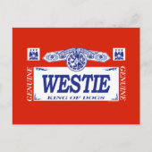 Westie Postkarte (Vorderseite)