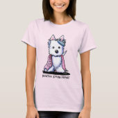 Westie Princess Sparkleheart T-Shirt (Vorderseite)