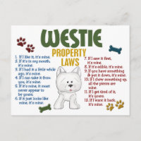 Westie Property Laws 4