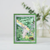 Westie Puppy Number Two Happy St Patricks Day Postkarte (Stehend Vorderseite)