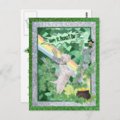 Westie Puppy Number Two Happy St Patricks Day Postkarte (Vorne/Hinten)