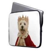 Westie Queen Laptopschutzhülle (Vorderseite Links)