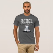 Westie Rebel ohne Beifall T - Shirt (Vorne ganz)